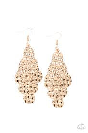 Instant Incandescence Gold Earrings