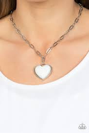 Everlasting Endearment White Necklace