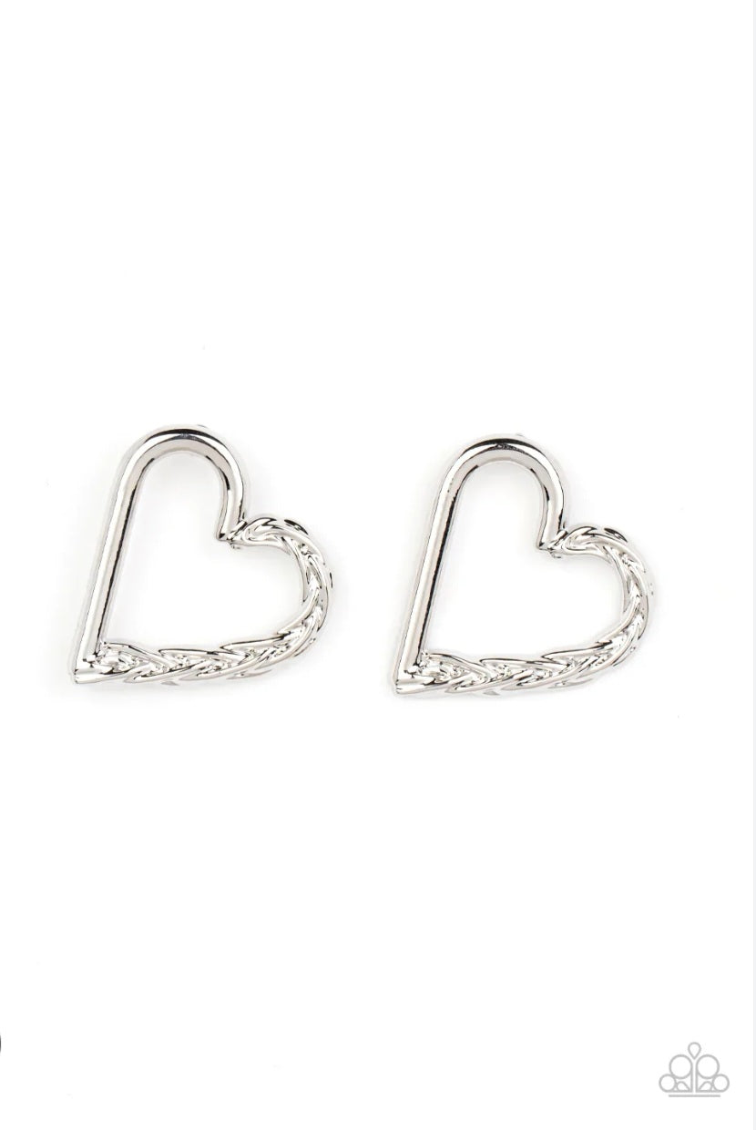 Cupid Who? Silver Post Earring